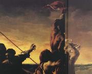 Theodore   Gericault details The Raft of the Medusa (mk10) oil